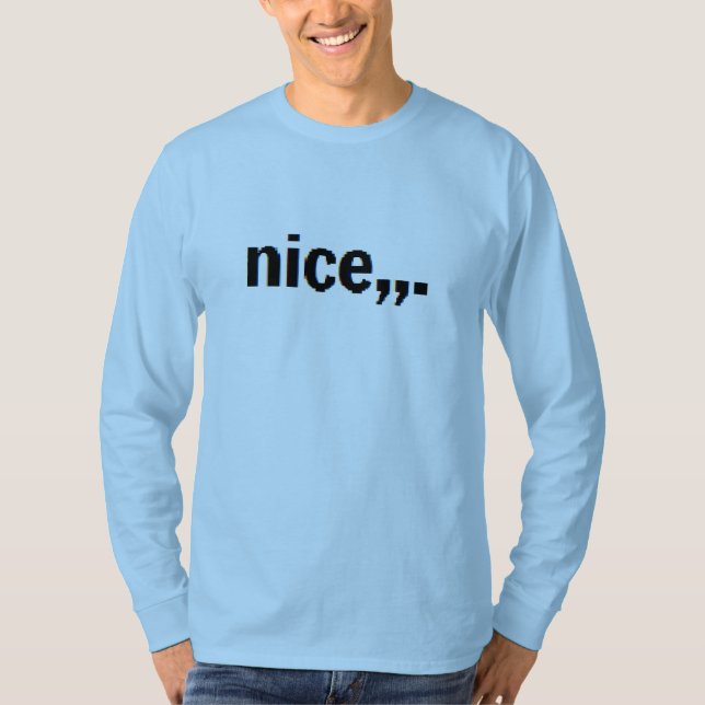 Camiseta agradável. T-shirt (Frente)