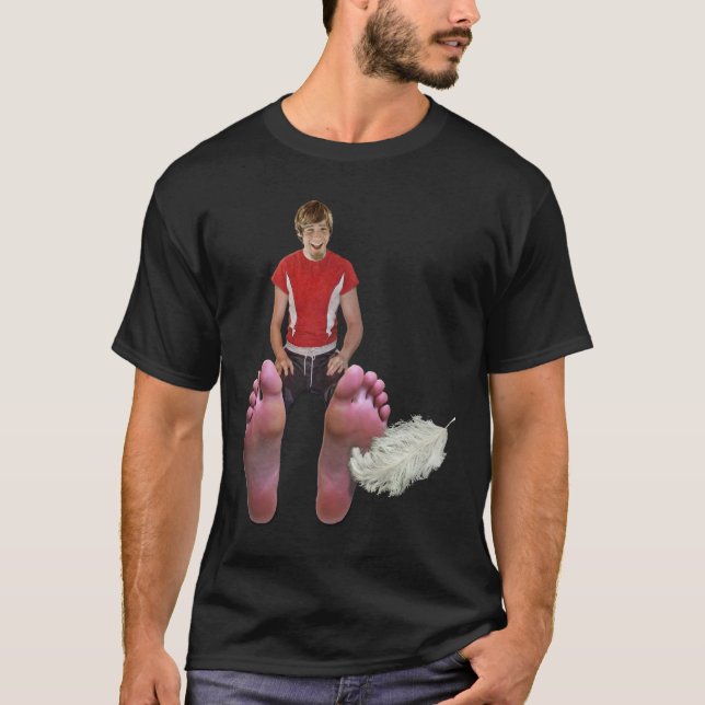 Camiseta Agrade meus pés demasiado (Frente)