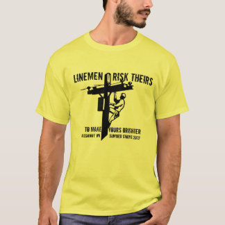 Camiseta Agradeça a um verão 2012 Gassaway de Lineworker,