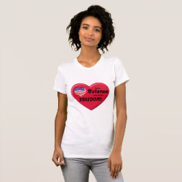 Camiseta Agradeça a um VETERANO Hoje pela sua LIBERDADE!
