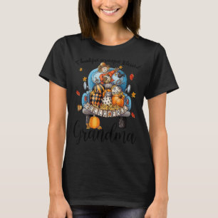 Camiseta Agradecido Grato Abençoado Caminhão de Abóbora Gig