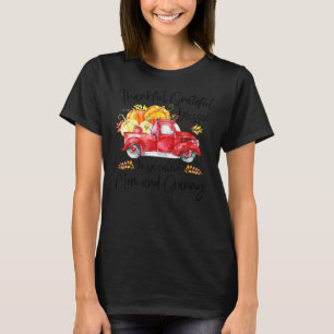 Camiseta Agradeço A Abençoada Aposta Ser Chamada Mãe E Gran