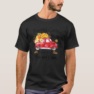 Camiseta Agradeço A Abençoada Aposta Ser Chamada Mãe E Nana