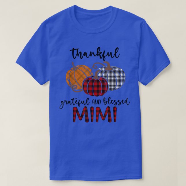Camiseta Agradeço a gentileza abençoada Xadrez Mimi, Ação d (Frente do Design)