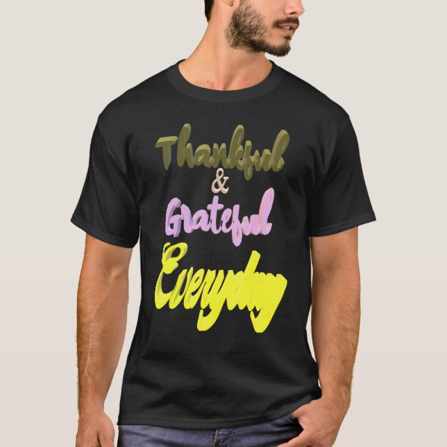 Camiseta Agradeço o dia todo (Frente)