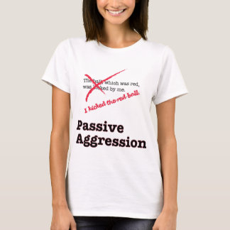 Camiseta Agressão passiva