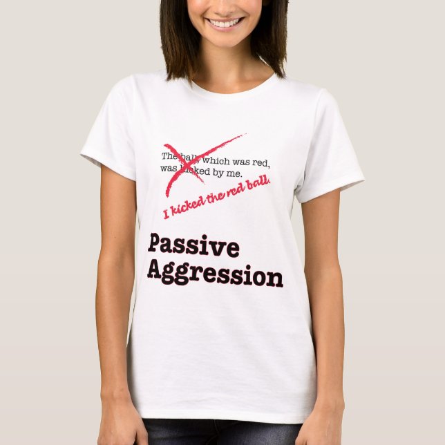 Camiseta Agressão passiva (Frente)