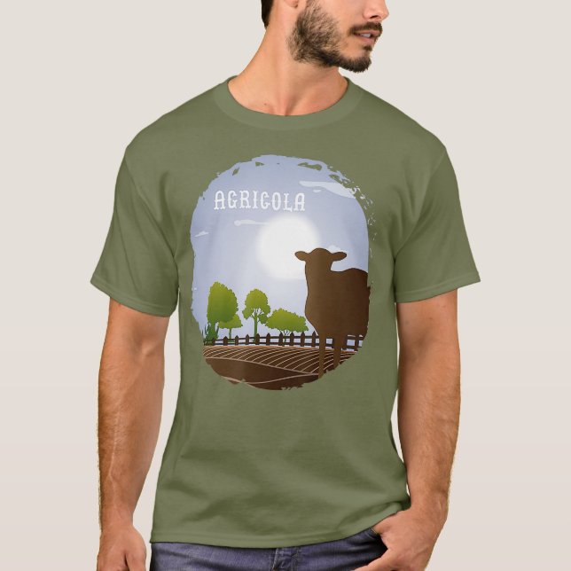 Camiseta Agricola  Board Game Design Tabletop Gaming (Frente)