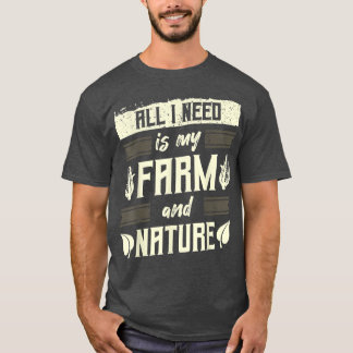 Camiseta Agricultor, Agricultura, tudo que preciso é da min
