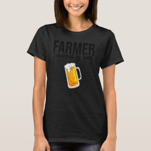 Camiseta Agricultor Alimentado Pelo Trator Agrícola De Cria