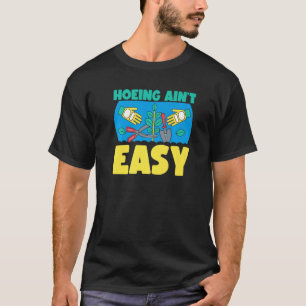 Camiseta Agricultor Cavando Não é Fácil Jardim Plantas Jar