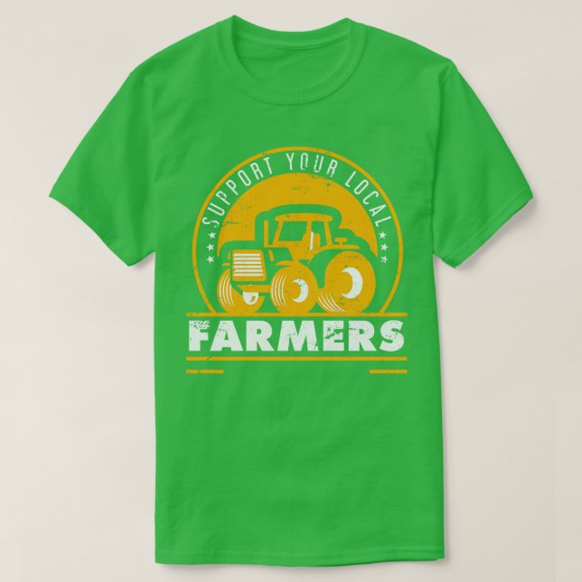 Camiseta Agricultor de apoio para o produtor (Frente do Design)