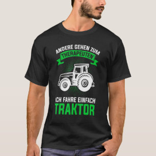Camiseta Agricultor de driver de trator de terapêutica com 