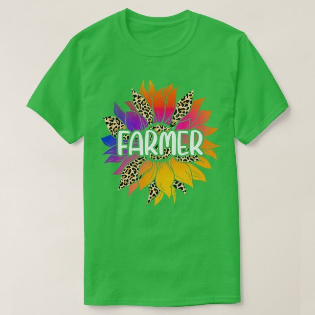 Camiseta Agricultor Girassol (Frente do Design)