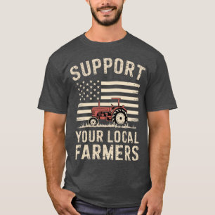Camiseta Agricultor Local Apoio Agricultores Locais - estil