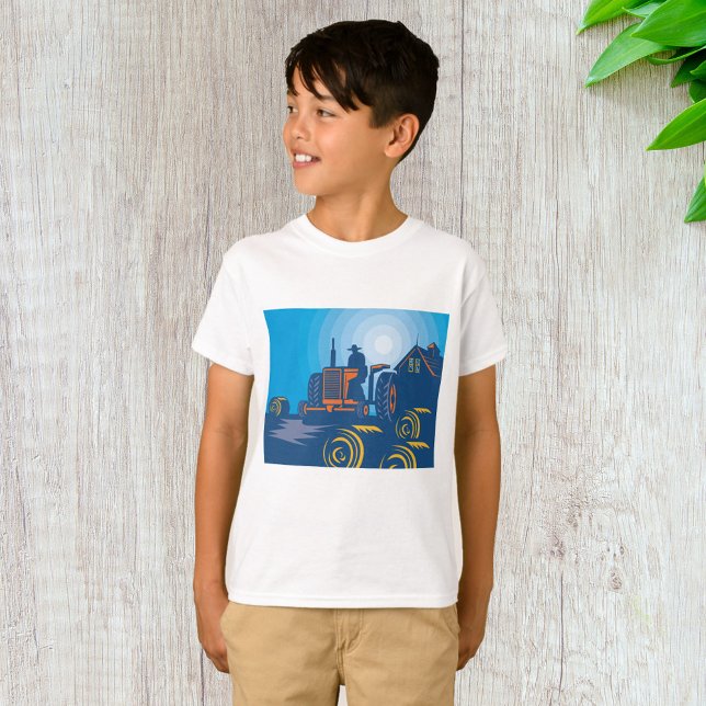 Camiseta Agricultor Num Trator (Criador carregado)