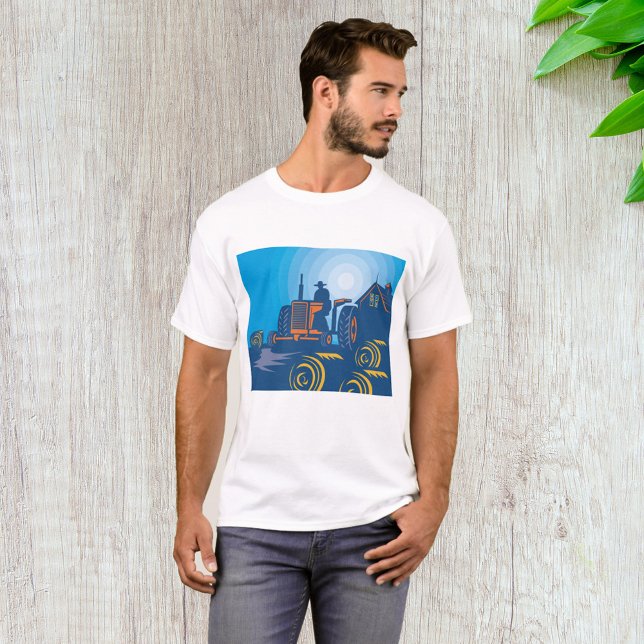 Camiseta Agricultor Num Trator (Criador carregado)