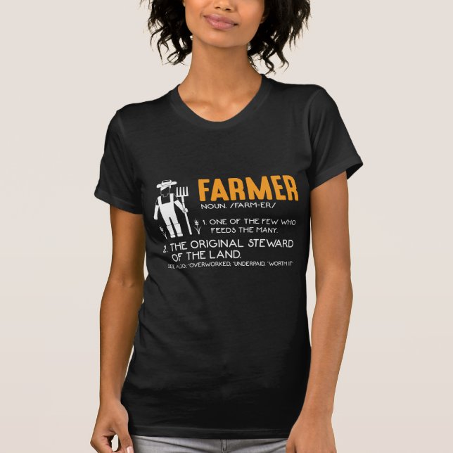 Camiseta Agricultores Agricultores Agrícolas Apreciação (Frente)