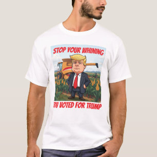 Camiseta Agricultores Americanos Param De Chorar Que Votara