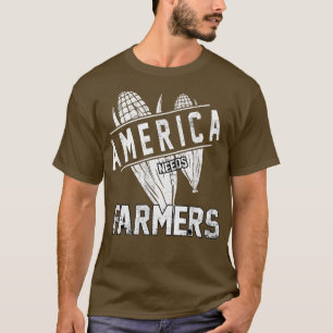 Camiseta Agricultores Americanos Precisam De Agricultores