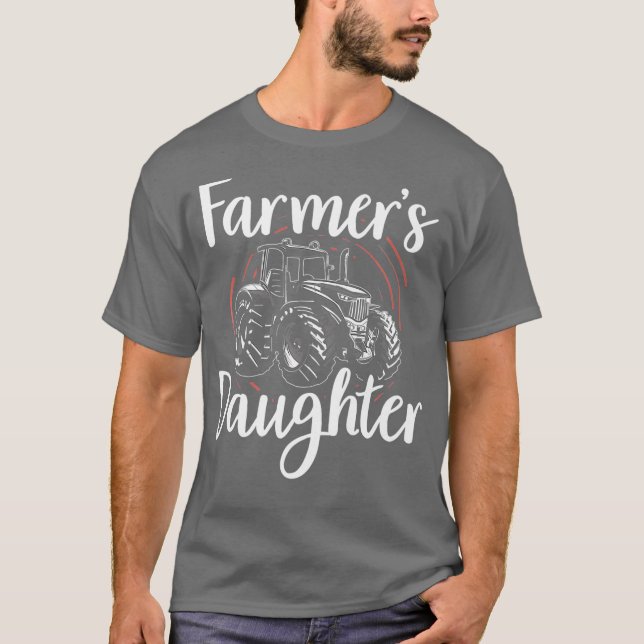 Camiseta Agricultores Filhos I Fazendo Garota De Raça Premi (Frente)