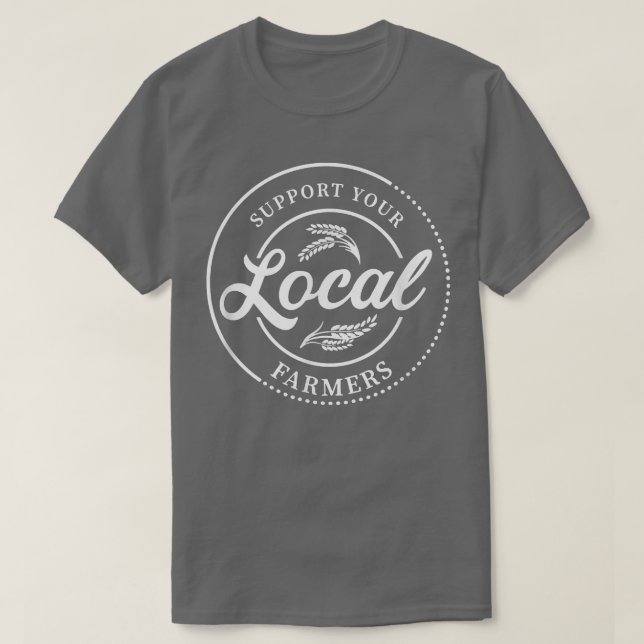 Camiseta Agricultores Presentes Apoiam Seus Agricultores Lo (Frente do Design)
