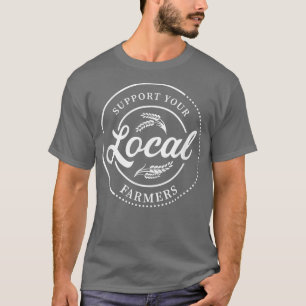 Camiseta Agricultores Presentes Apoiam Seus Agricultores Lo