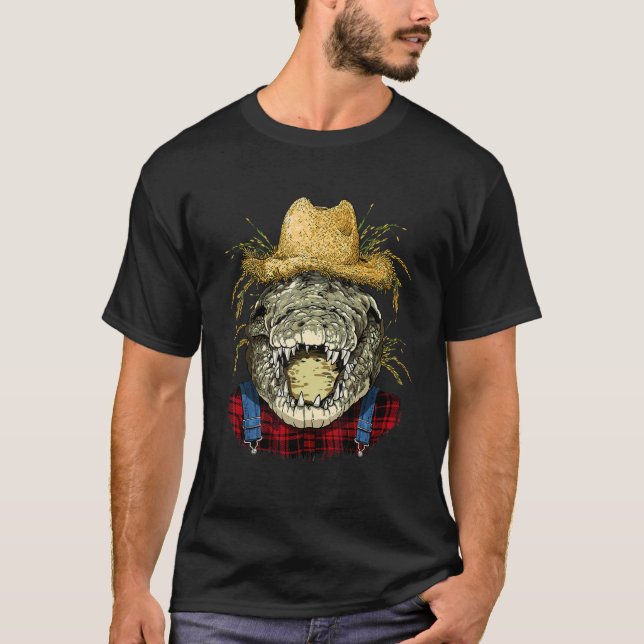 Camiseta Agricultura agrícola de crocodilo Allig (Frente)