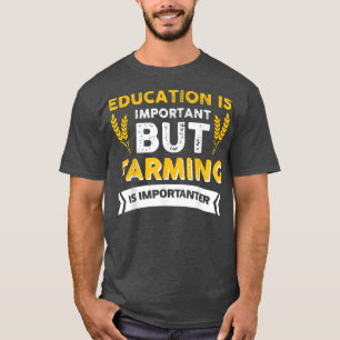 Camiseta Agricultura de Comidas Patriótica Local É Importan