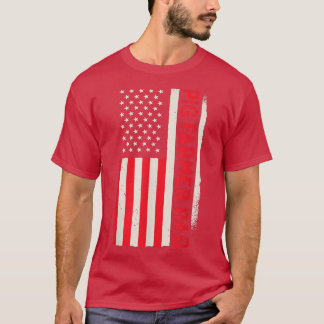 Camiseta Agricultura de Fazenda de Porcos Patriótica