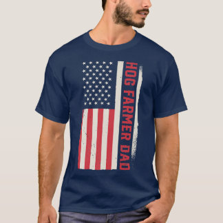 Camiseta Agricultura de Fazenda de Porcos Patriótica