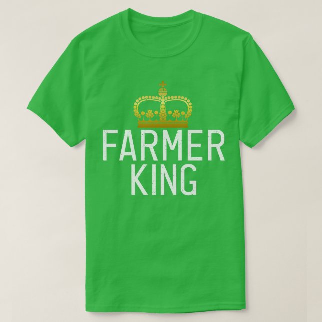 Camiseta Agricultura de Fazenda Rei Agricultor (Frente do Design)