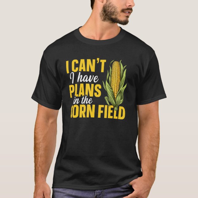 Camiseta Agricultura de milho para milho doce longe (Frente)