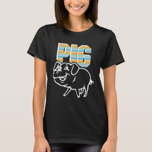 Camiseta Agricultura De Porcos-Porcos Para Animais Masculin