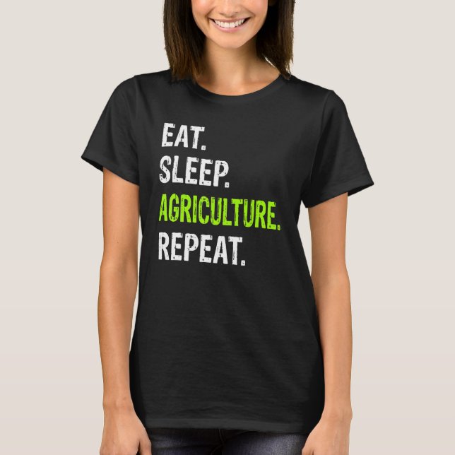 Camiseta Agricultura do Sono Repete Agricultura Agrícolas A (Frente)