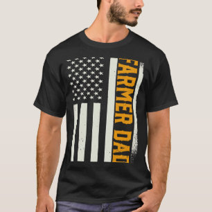 Camiseta Agricultura Fazenda Patriótica Farmer Pai Amer