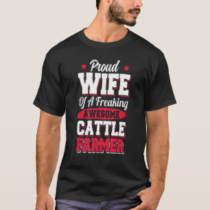 Camiseta Agricultura Pecuária Fazenda Gado Esposa do Fazend
