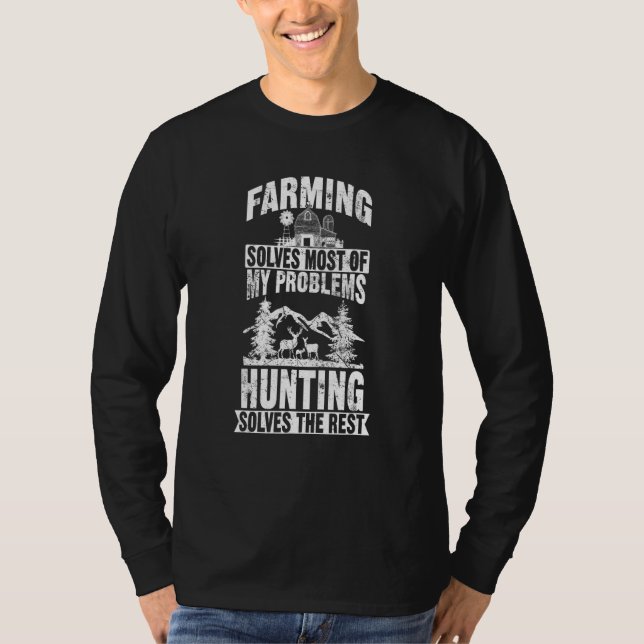Camiseta Agricultura resolve a maioria dos meus problemas c (Frente)