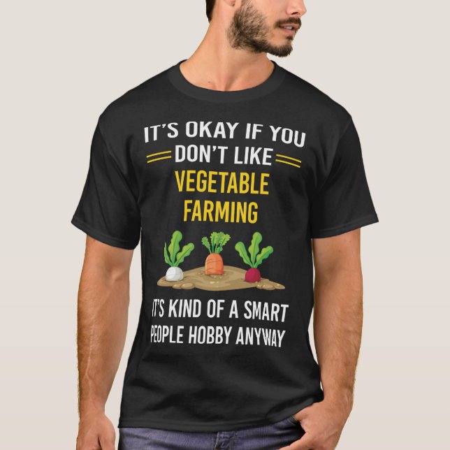 Camiseta Agricultura Vegetal de Pessoas Inteligentes (Frente)