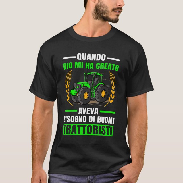 Camiseta Agriculture Coupons Tractor Tractor (Frente)
