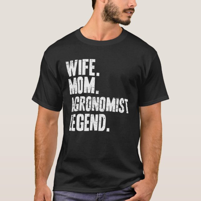 Camiseta Agronomist Mother Wife Mom Agronomist (Frente)