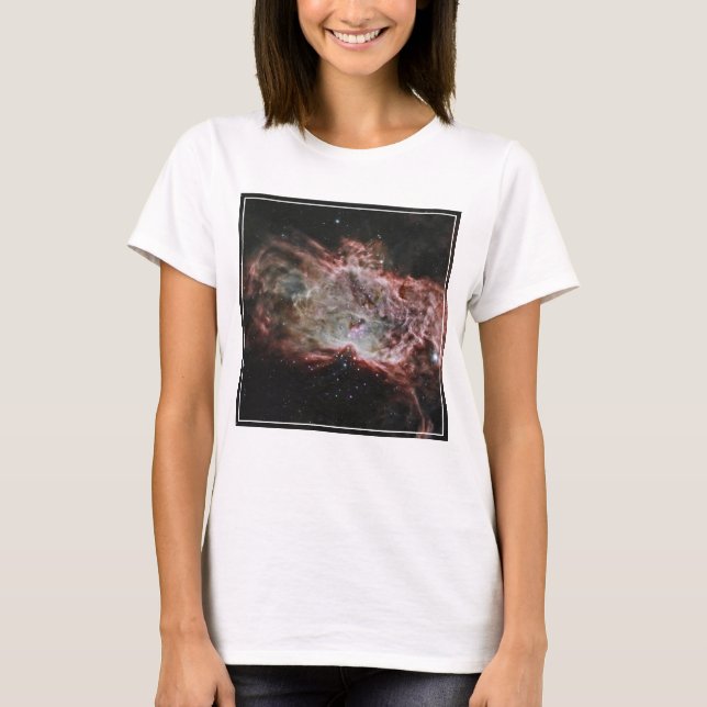 Camiseta Agrupamento De Estrelas No Centro Da Nebulosa Da C (Frente)