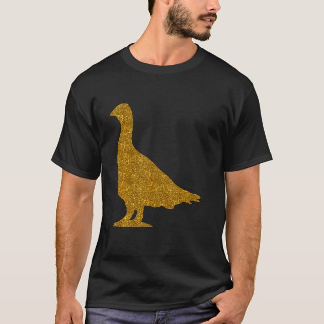 Camiseta Agrupamento Para Mulheres Jogo De Aves (Frente)