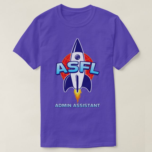 CAMISETA ÁGUA ASSISTENTE ASFL ADMIN (Frente do Design)