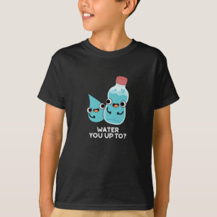 Camiseta Água Até A Água Engraçada Pun Dark BG
