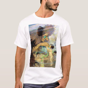 Camiseta Água Bebê e Fada, Jessie Willcox Smith