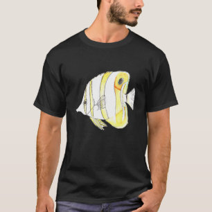 Camiseta Água Colorida Bonita Peixes De Aquário Tropical Pa
