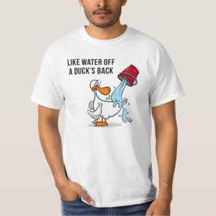 Camiseta Água da monção Jinkx do dorso de um pato