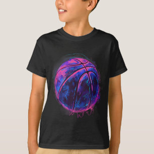 Camiseta Água de Desenho de Lover de Basquete de Trabalho d