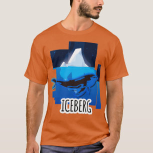 Camiseta Água de icebergue de baleia
